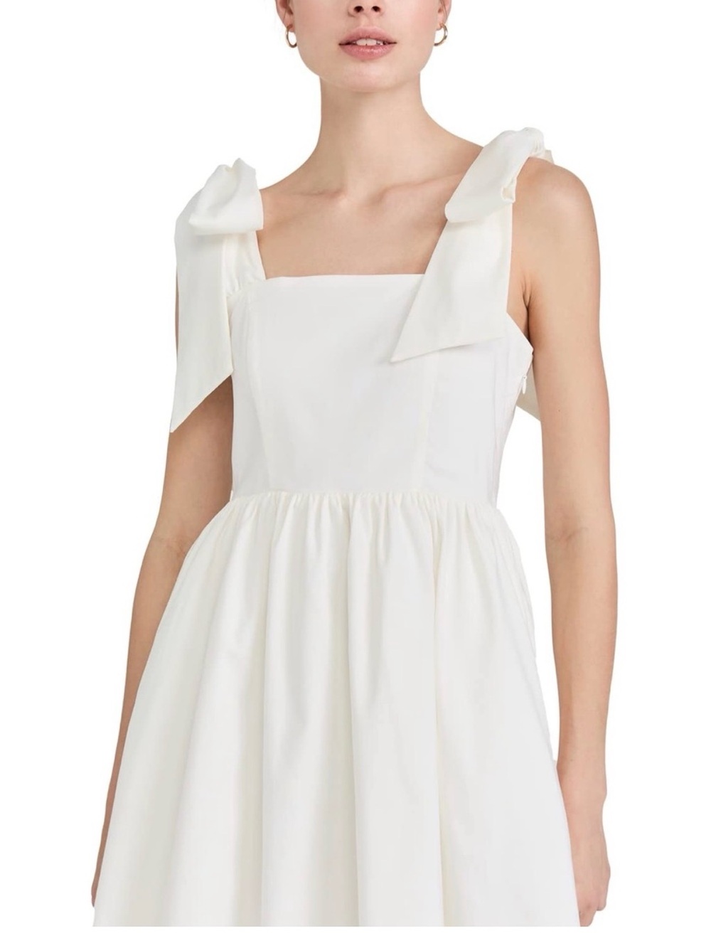 Endless Rose White Bow-Shoulder Dress